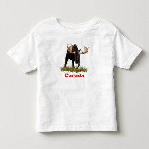 Charging Bull Moose Toddler T-Shirt