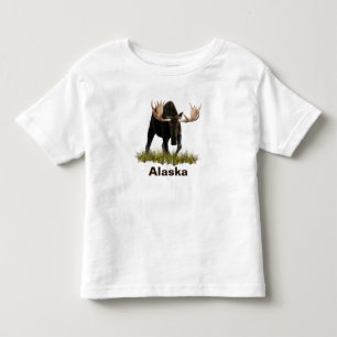 Charging Bull Moose Toddler T-Shirt