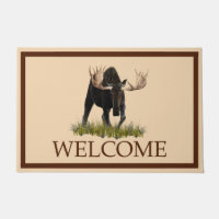 Charging Bull Moose - Welcome
