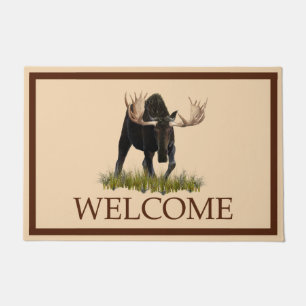 Charging Bull Moose - Welcome Doormat