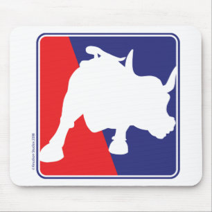 charging-bull mouse mat