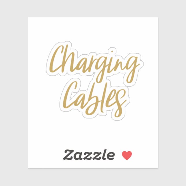 Charging Cables Storage Sticker (Sheet)