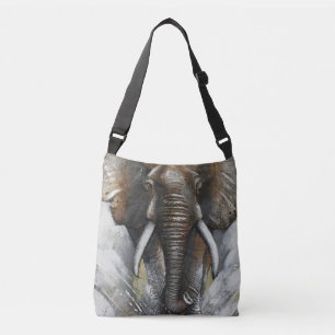 Charging Elephant  Crossbody Bag
