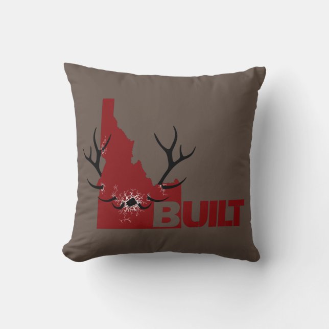 Charging Elk Cushion (Front)