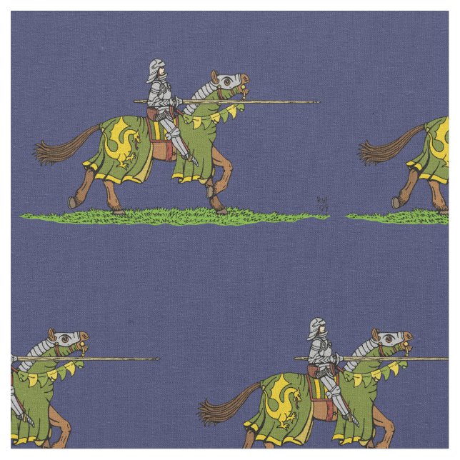Charging Knight Fabric (Close Up)