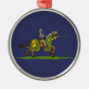 Charging Knight Metal Tree Decoration