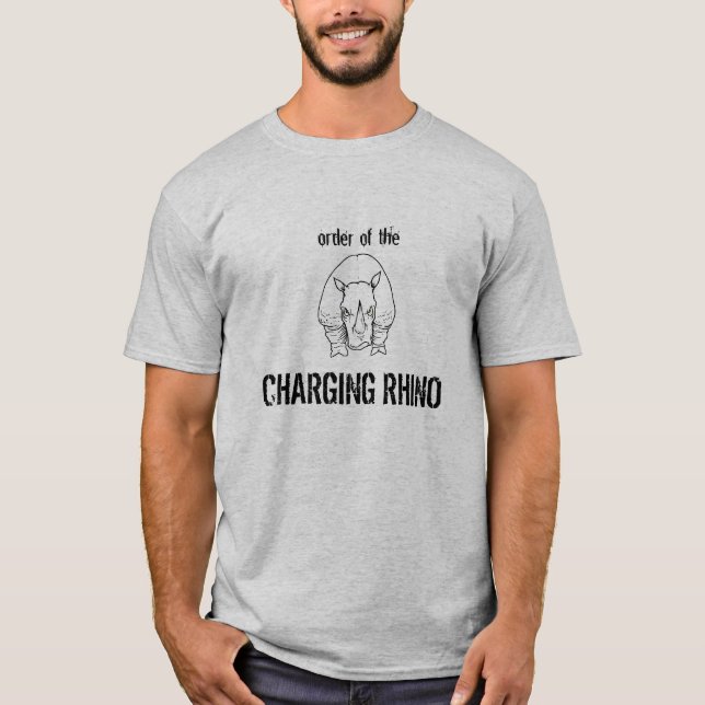 charging rhino T-Shirt (Front)