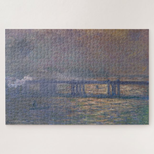 Charing Cross Bridge (1903) – Claude Monet Jigsaw Puzzle (Horizontal)