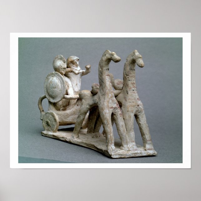 Chariot and horses, from the Tomb of Princess Nefe Poster (Front)