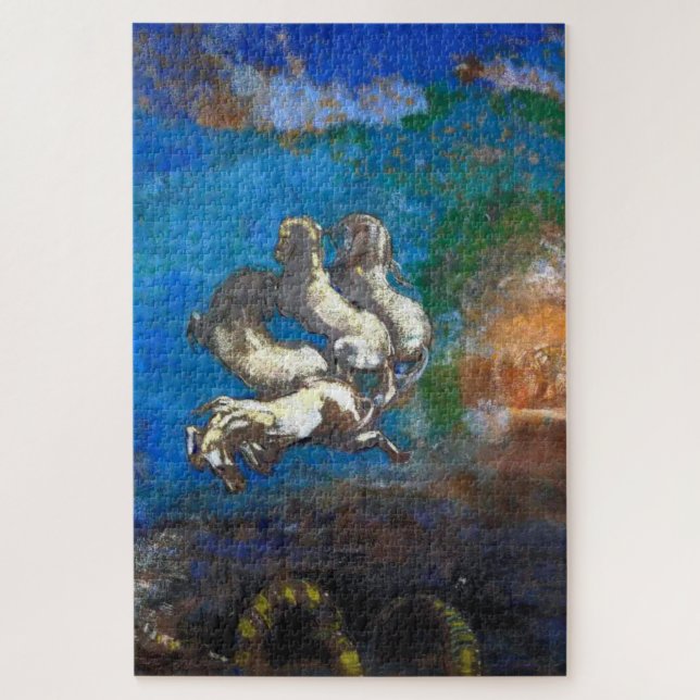 Chariot of Apollo, Redon Jigsaw Puzzle (Vertical)
