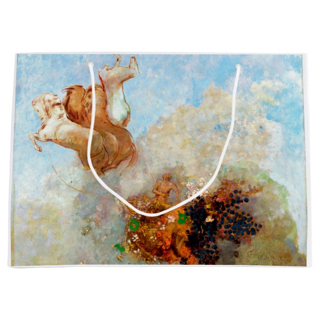 Chariot of Apollo, Redon Large Gift Bag (Front)