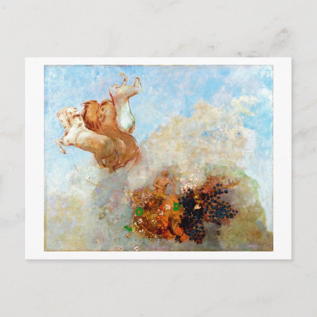 Chariot of Apollo, Redon Postcard (Front)