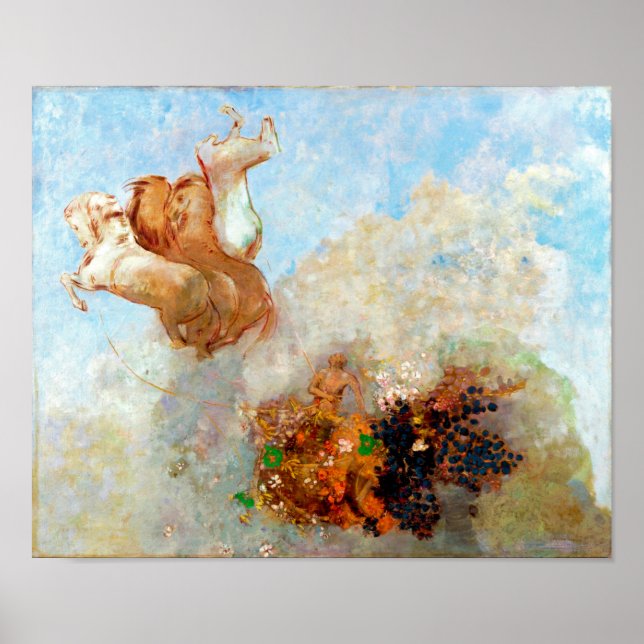 Chariot of Apollo, Redon Poster (Front)