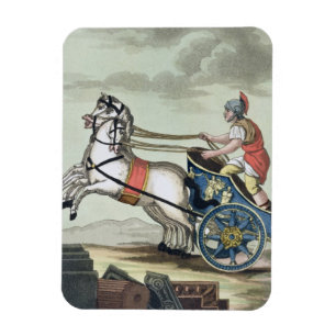 Charioteer, from 'L'Antica Roma', 1825 (colour lit Magnet