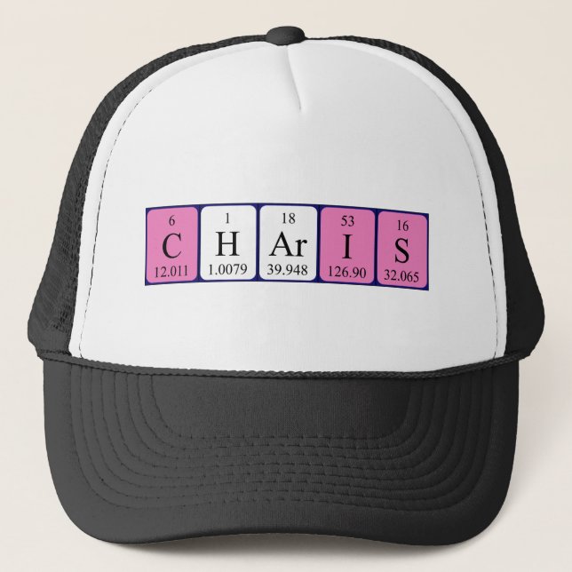 Charis periodic table name hat (Front)