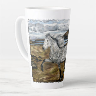 Charismatic Gaited Icelandic Horse Latte Mug