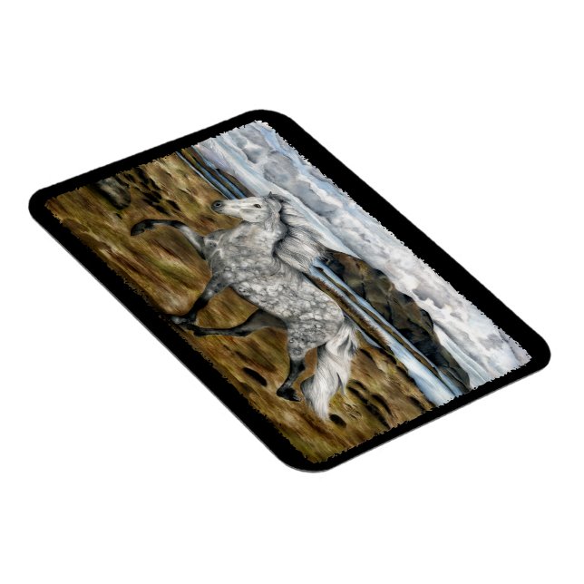 Charismatic Icelandic Horse Magnet (Right Side)