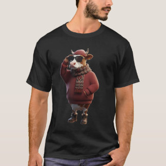 Charismatic Moroccan Rug Scarf Cow T-Shirt