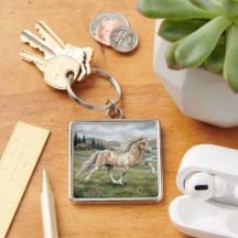 Charismatic Pinto Icelandic Mare watercolor