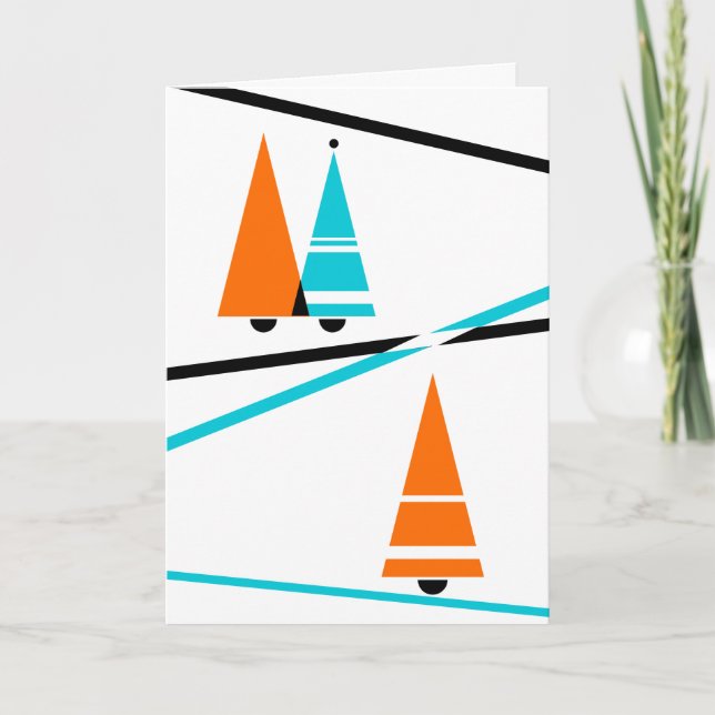 Charistmas Forest - Minimalist Holiday Card (Front)