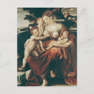 Charity, 1544-58 postcard