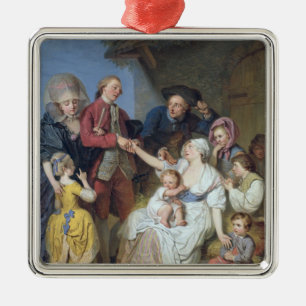 Charity, 1777 metal tree decoration