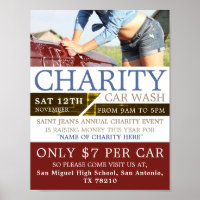 Charity Car Wash Event Advertising