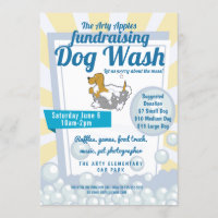 Charity dog wash fundraiser PTA PTO church