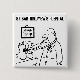 Charity Fund Raiser Gift Item Beverage 15 Cm Square Badge