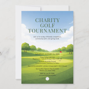 Charity Golf Tournament  Invitation