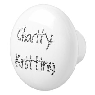 charity knitting,Yarn, Organisation Decor Ceramic Knob