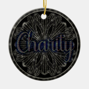 Charity Mandala Ceramic Tree Decoration