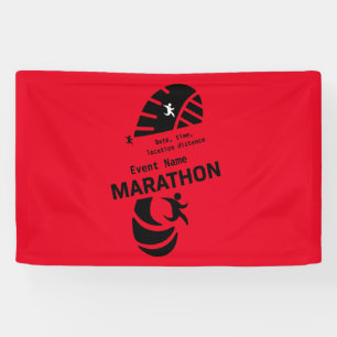 Charity marathon promotional event merch   banner