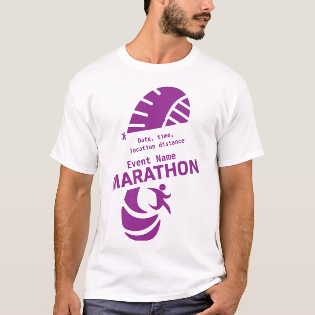 Charity marathon promotional event merch   T-Shirt (Front)