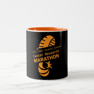 Charity marathon promotional event merchandise  Two-Tone coffee mug