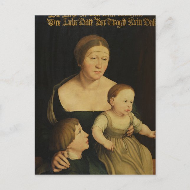 Charity or The Family of the Artist, c.1528 Postcard (Front)