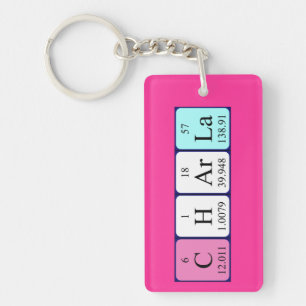 Charla periodic table name keyring