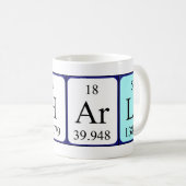 Charla periodic table name mug (Front Right)