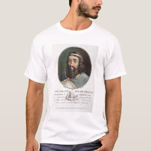 Charlemagne (747-814), King of France, engraved by T-Shirt