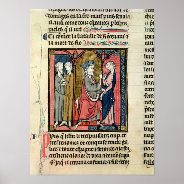 Charlemagne sending Ganelon Poster (Front)