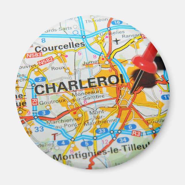 Charleroi, Belgium Magnet (Front)