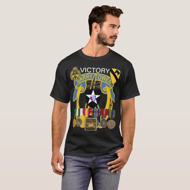 Charles Abrams Meade 7th Cav ArtisticVegas T-Shirt (Front Full)