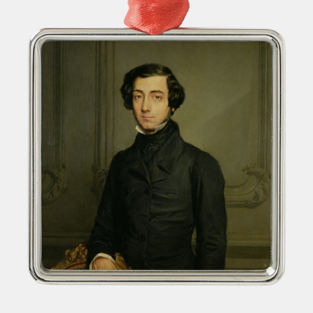 Charles-Alexis-Henri Clerel de Tocqueville  1850 Metal Tree Decoration (Front)