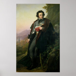 Charles-Artus de Bonchamps  1824 Poster