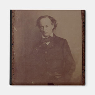 Charles Baudelaire (1820-1867), French poet, portr Magnet