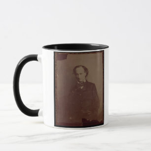 Charles Baudelaire (1820-1867), French poet, portr Mug