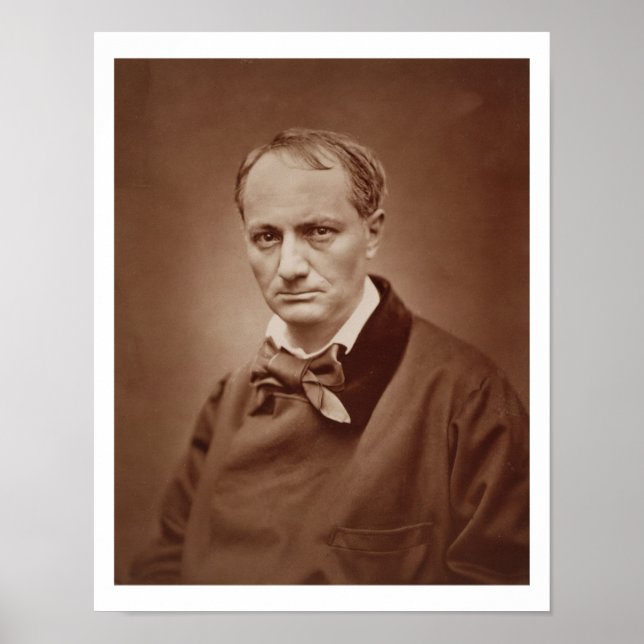 Charles Baudelaire (1821-67), French poet, portrai Poster (Front)