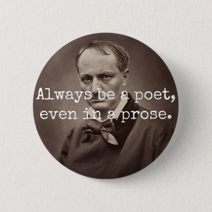 Charles Baudelaire 6 Cm Round Badge