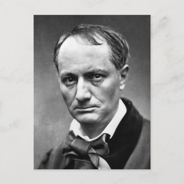 Charles Baudelaire Postcard (Front)