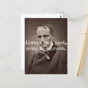 Charles Baudelaire Postcard